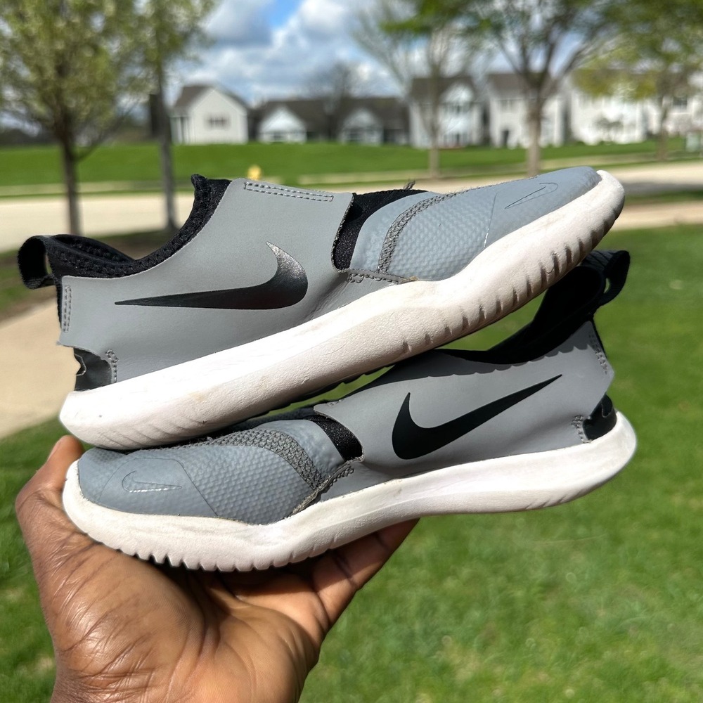 Nike Flex Runner Little Kids Sneakers Size 2Y Gray Shoes - Picture 11 of 13